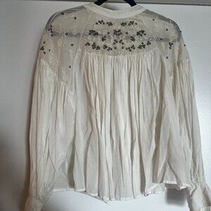 URBAN OUTFITTERS High-neck Embellished Top